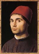 Antonello da Messina Portratt of young man Sweden oil painting artist